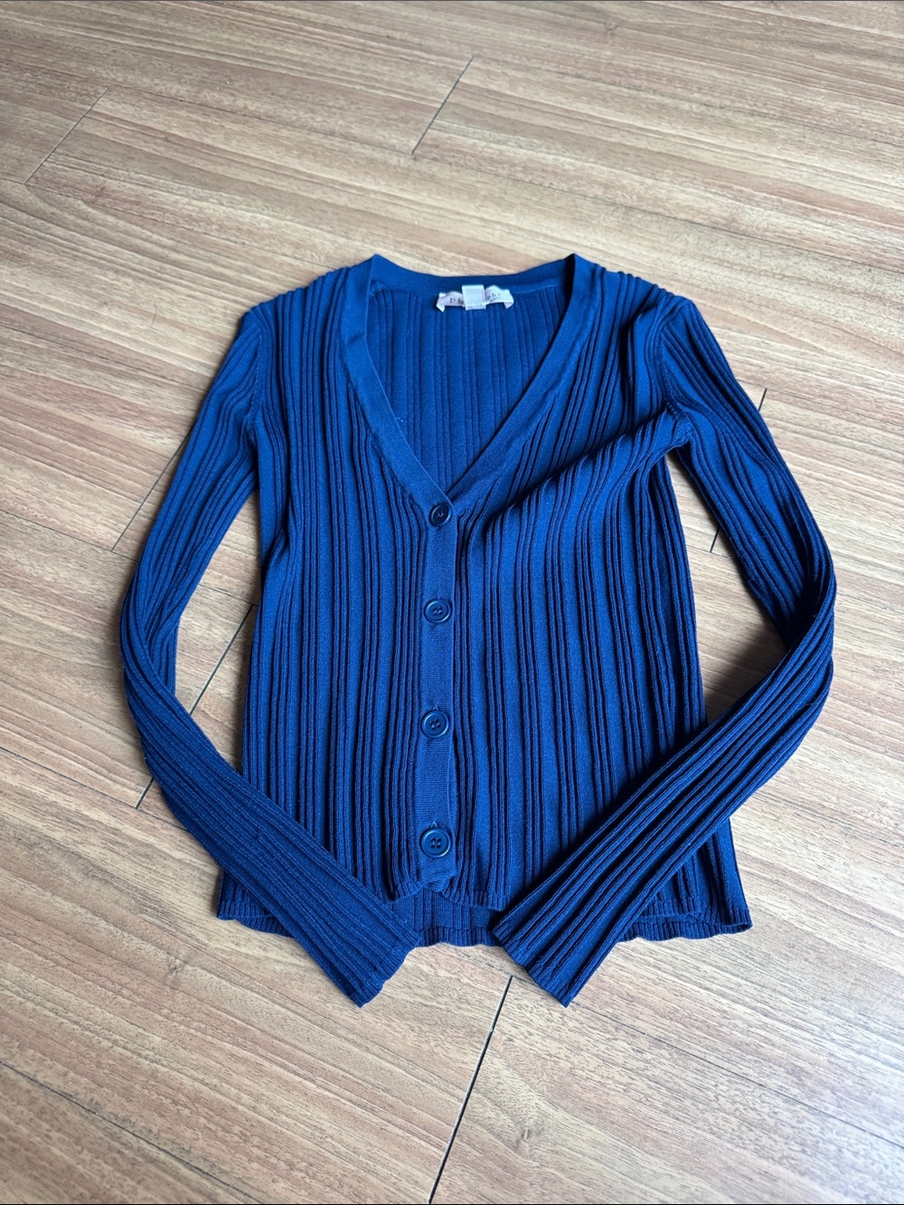 Navy cardigan